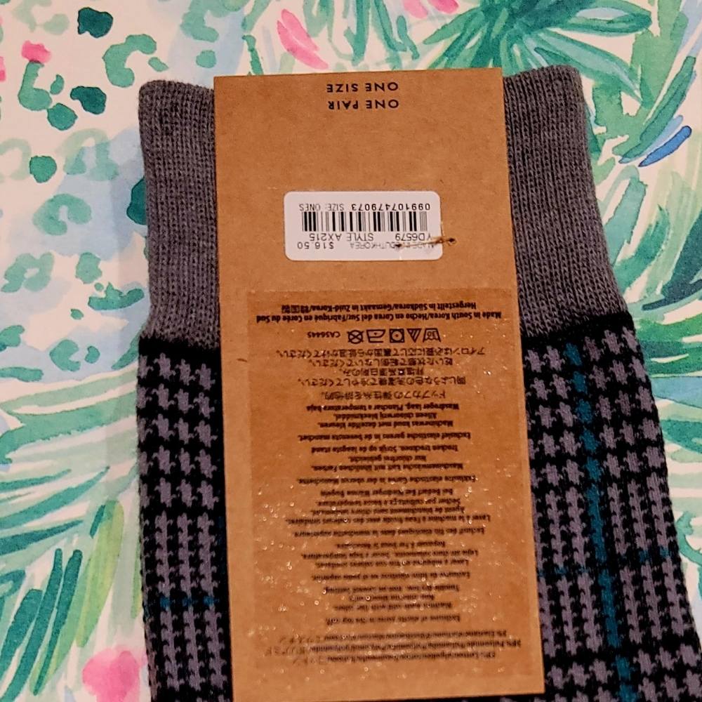 NWT 2 Pair J. Crew Men's Critter Socks, One Size (runs larger than expected) - Picture 10 of 10